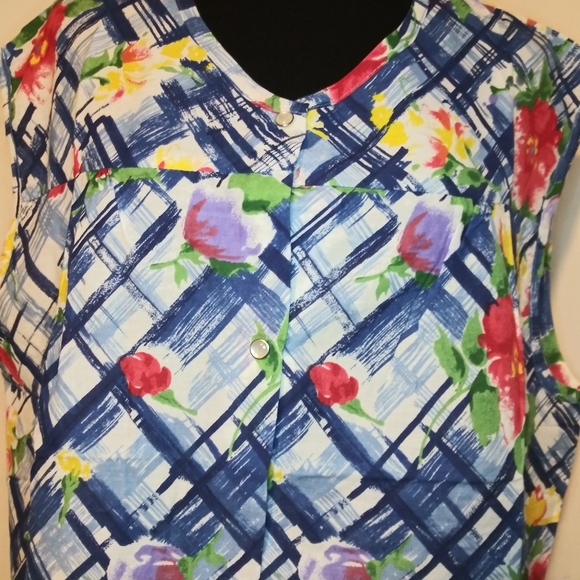 *3 for $15*NWT Vintage 90s Apron/Smock - Picture 2 of 8